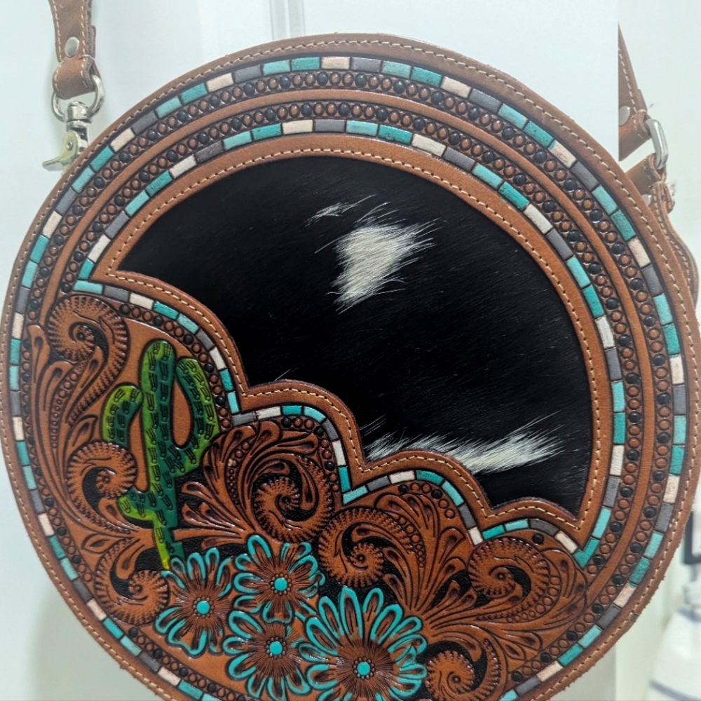Myra Southwestern Leather Handbag